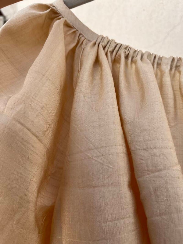 Sweetheart Dress raw silk
