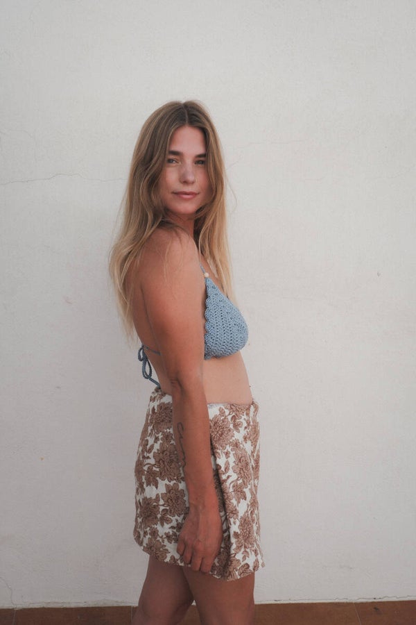 Crochet bikini top