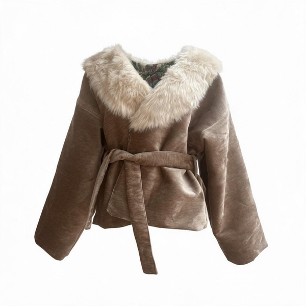 Ayla Jacket gold velvet