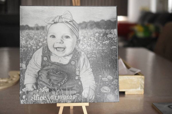 portrait toile