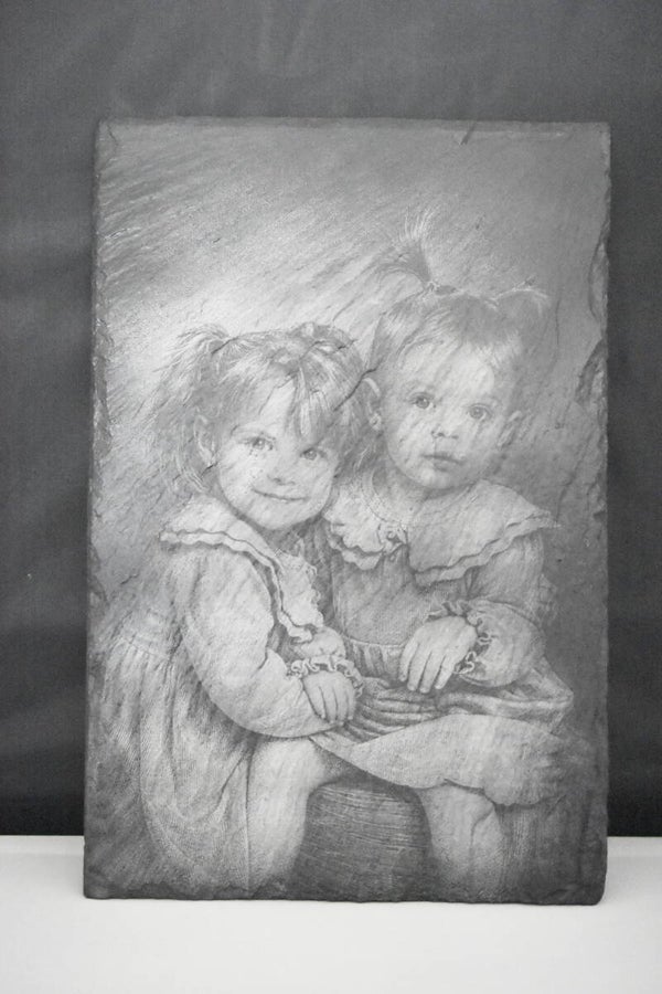 Portrait ardoise