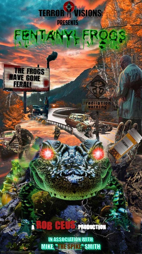 Poster Fentanyl Frogs