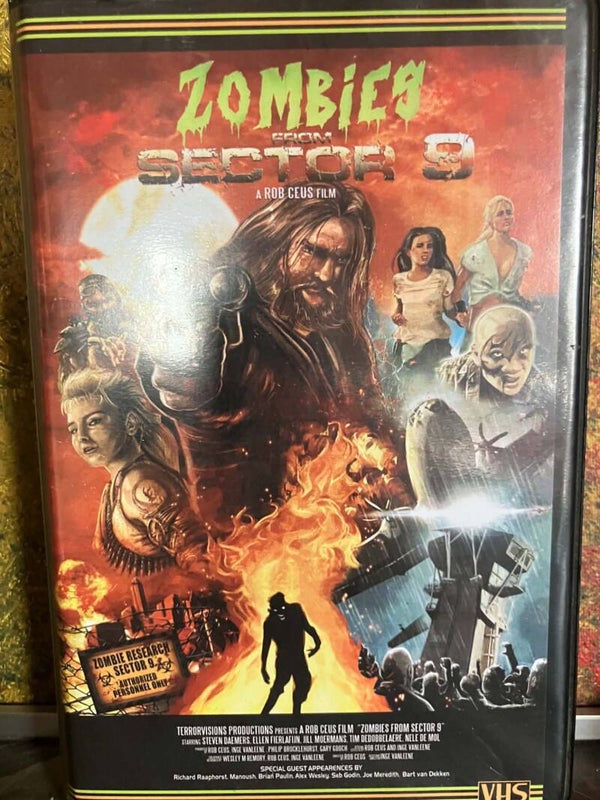 VHS NTSC Zombies From Sector 9 SOLD OUT