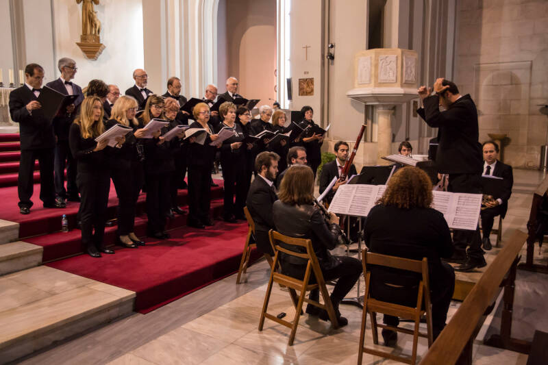 Concierto en Parroquia de San Mauro con orquesta de cámara de la OSA en 2016
