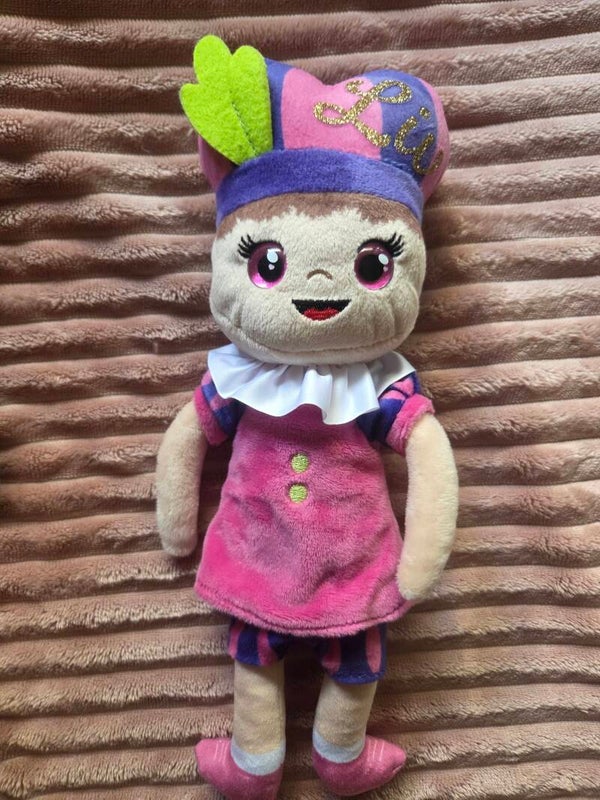 Pluche Sint/Piet knuffel met naam