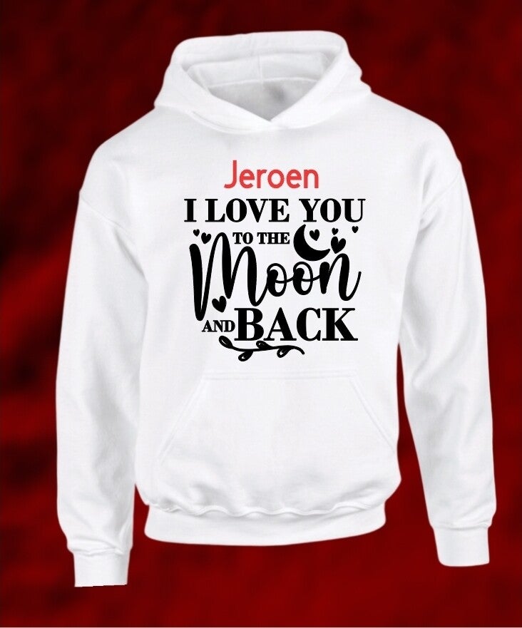 Hoodie "To the moon and back"❤️