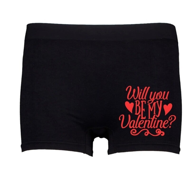 Boxershort "Will you be Mine Valentine?"❤️