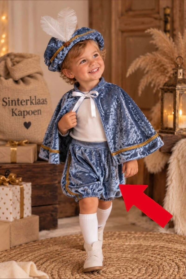 Pieten broekje blauw