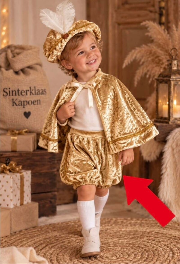 Pieten broekje Goud