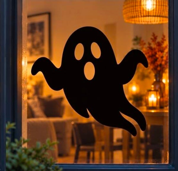 Halloween Raamsticker spookje