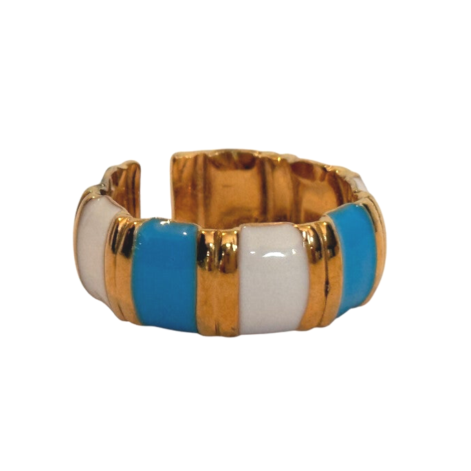 BLUE TROUBLE ring gold