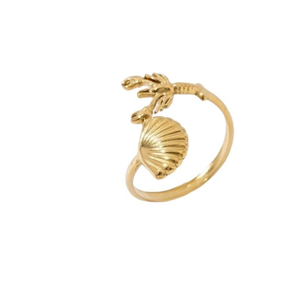 LOBSTER ring - gold