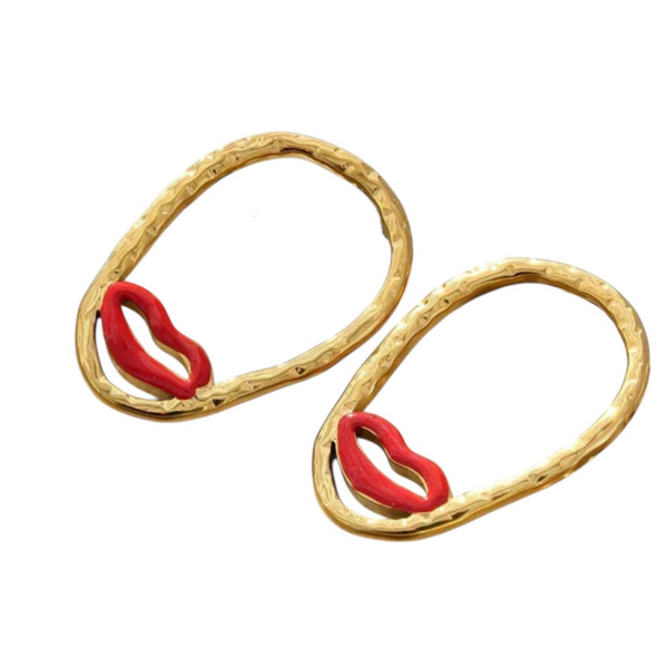 KISS ME oorbel - gold