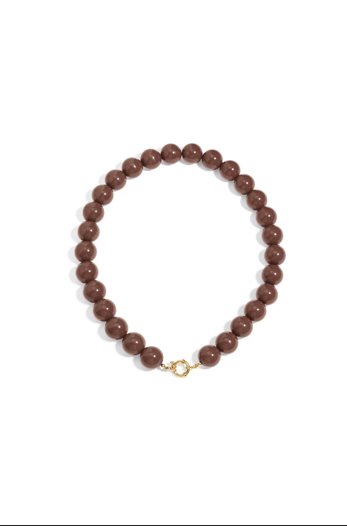 Colourfull beads- brown