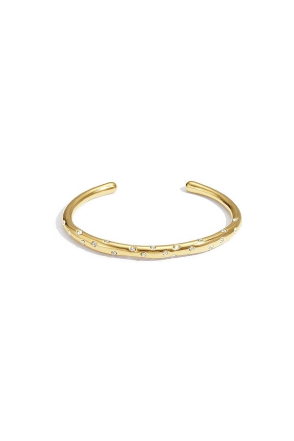 MANCHET SPARKLE bangle- gold