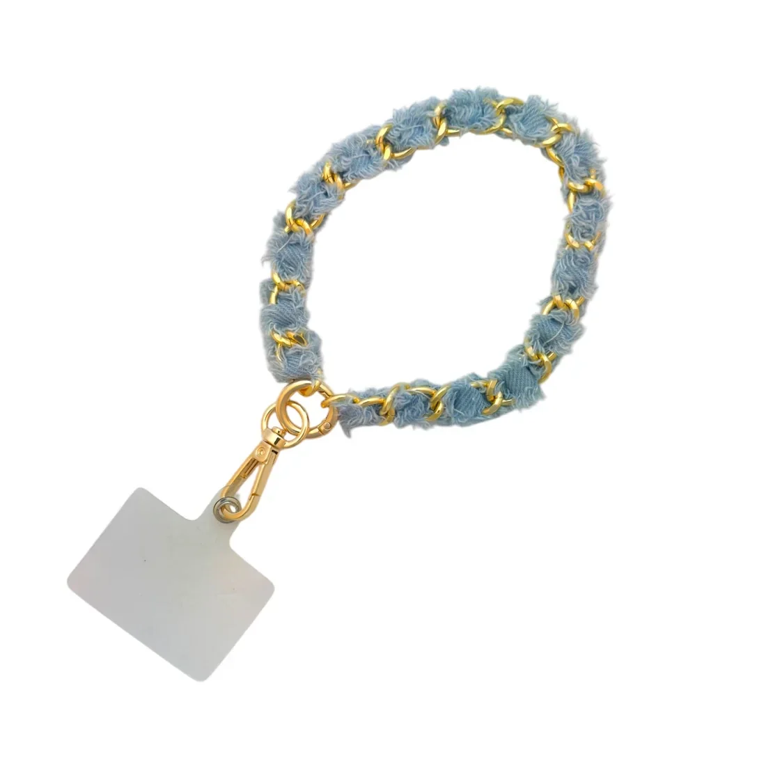 DENIM phone cord - blue