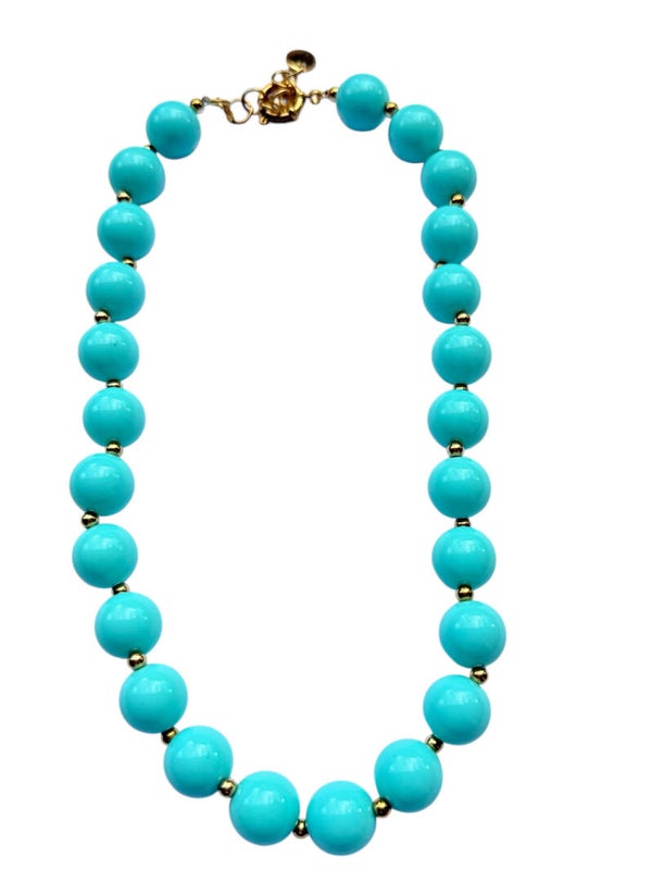 BEADS ketting - blue