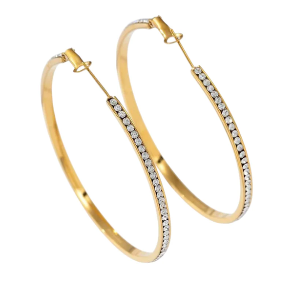 STRASSY HOOPS oorbel- gold