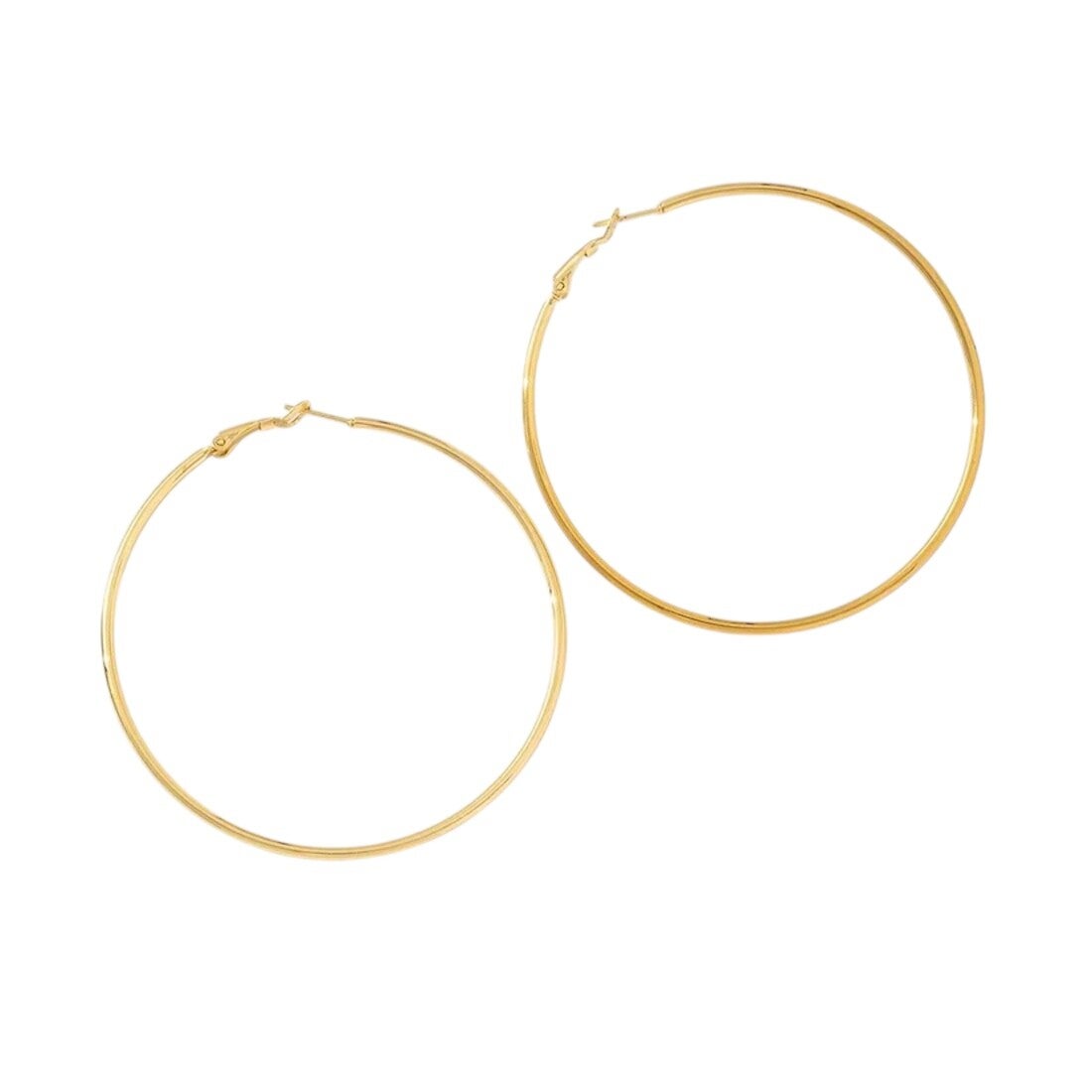 SUPER HOOPS oorbel- gold
