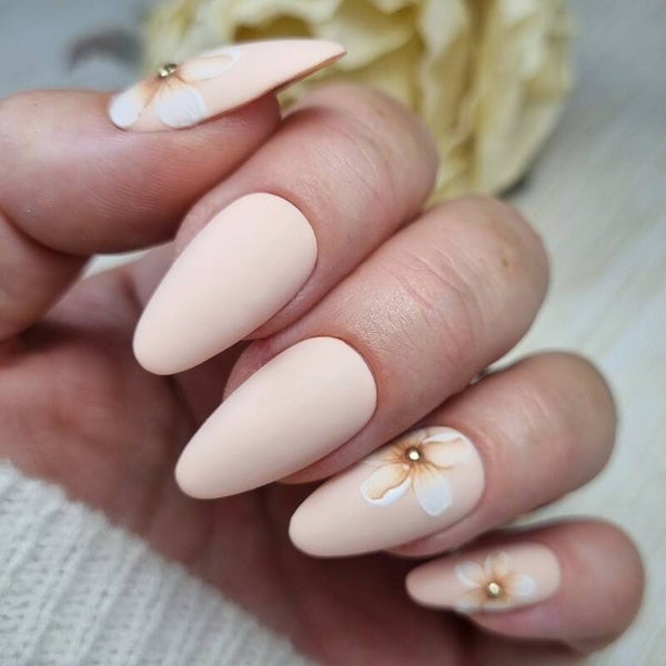 Handpainted Cherry Blossom Peach