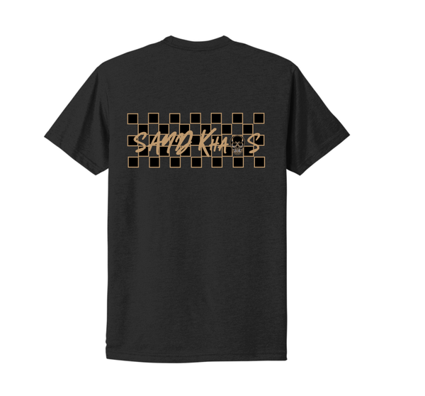 Sand Khaos T-shirt Checkered Tan