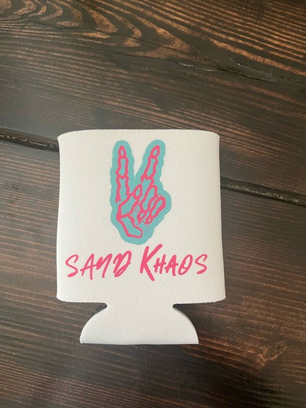 Sand Khaos Koozie White K