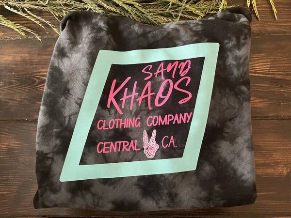Unisex Tie Dye Square Sand Khaos