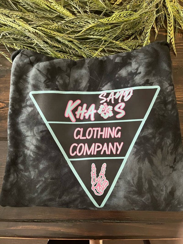 Unisex Tie Dye Triangle Sand Khaos