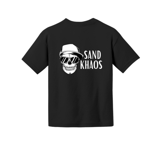 Sand Khaos Skull Youth T-shirt