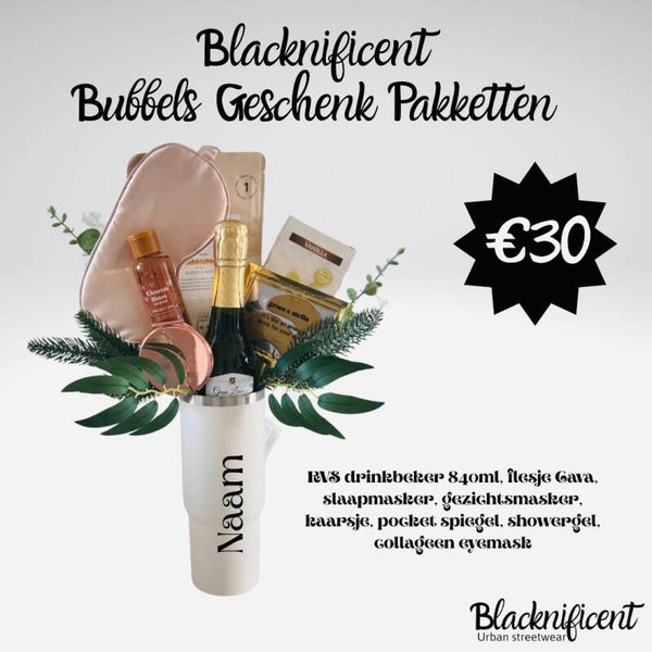 Blacknificent RVS beker Pakket