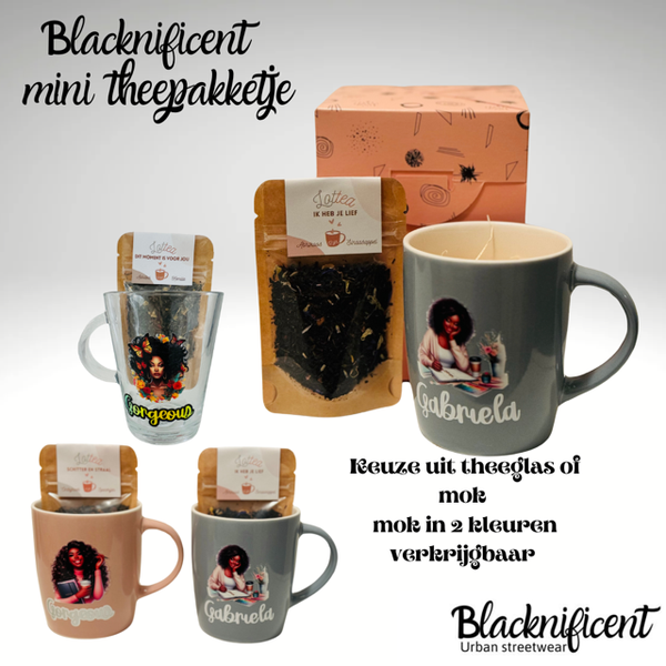 Blacknificent mini theepakket
