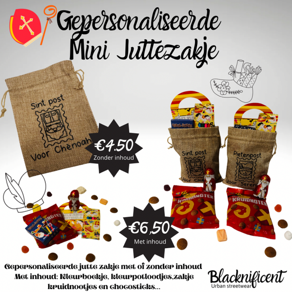 Gepersonaliseerde mini juttezakje