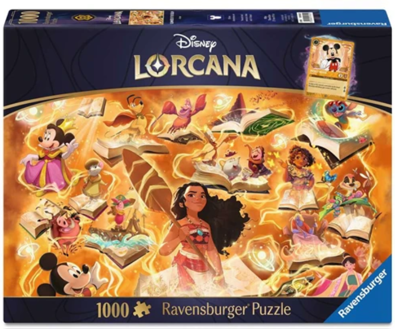 Disney Lorcana – Glimmers of the Realm – Amber Puzzel (1000 stukjes) Incl. Lorcana Promo