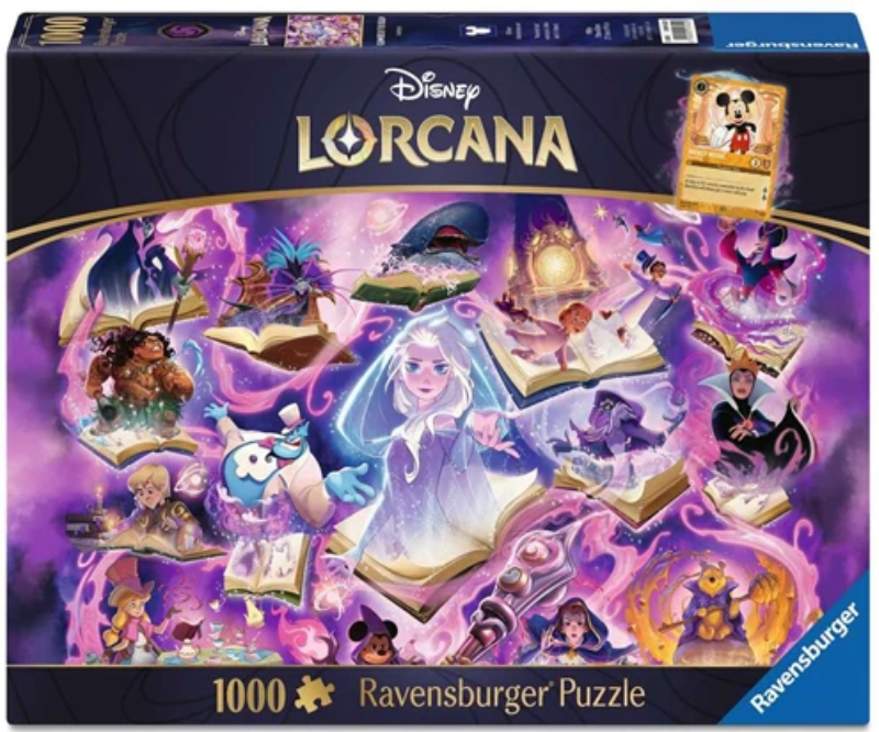 Disney Lorcana – Glimmers of the Realm – Amethyst Puzzel (1000 stukjes) Incl. Lorcana Promo