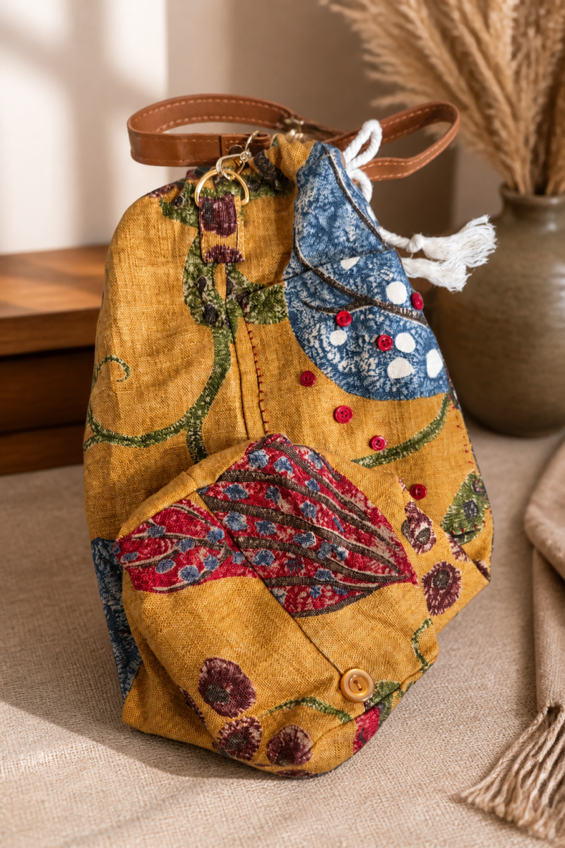 The Pixie Tendril Drawstring Pouch