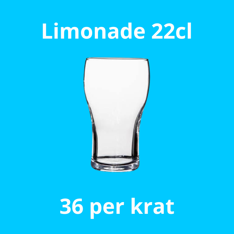 Limonade glas 22cl