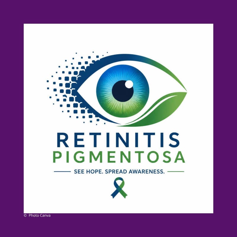 Logo van de aandoening Retinitis Pigmentosa