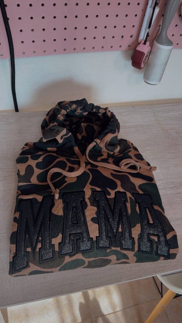 Mama camo hoodie