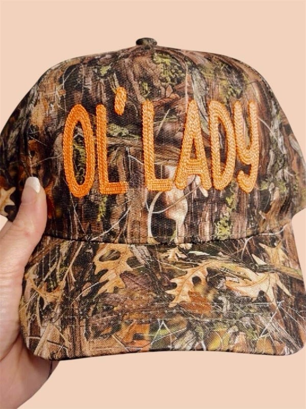 Camo Hunter Orange Hat