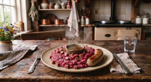Woensdag 16 september - Rode bietenstampot met saucijs