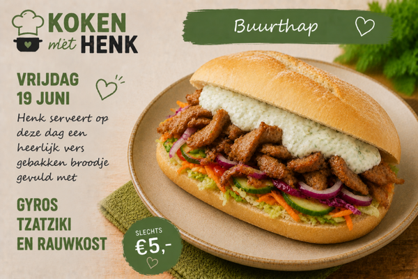 Buurthap vrijdag 19 juni