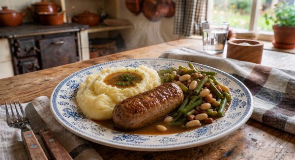 Vrijdag 4 september - Boontjes mix, slavink, aardappelpuree