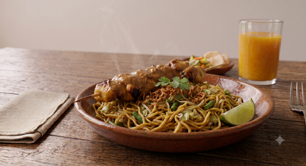 Zaterdag 8 augustus - Bami met sate