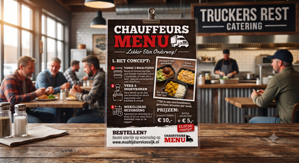 Chauffeurs menu