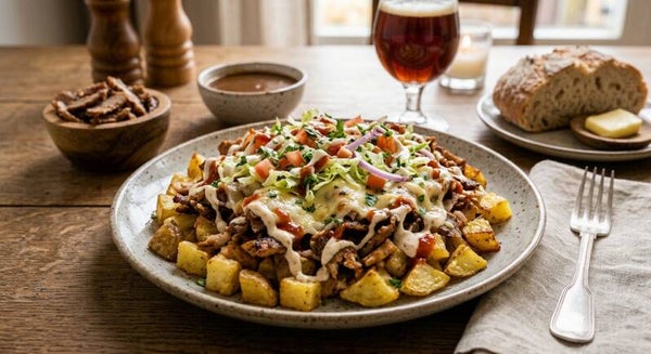Zondag 8 november - Kapsalon döner met gebakken aardappels