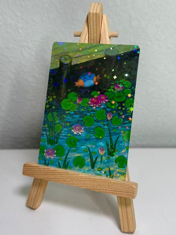Mudkip Under the Dock Print