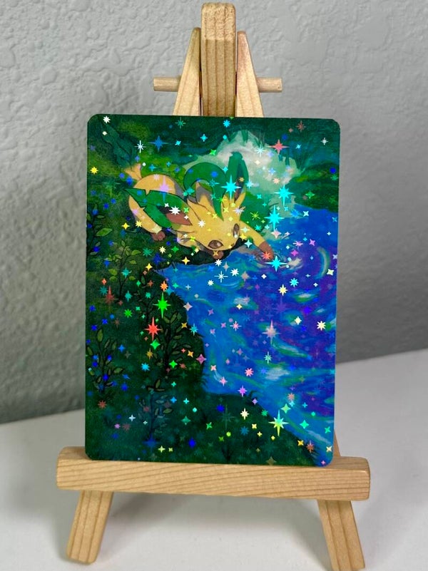 Leafeon Pond Print