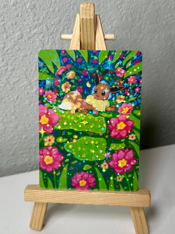 Eevee Flowers Print