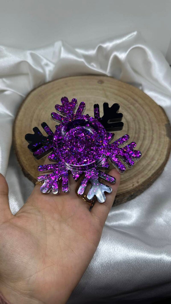 Schneeflockenteelichthalter