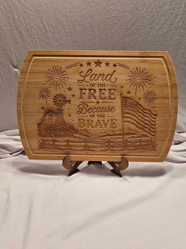 Land of the Free Cutting Board